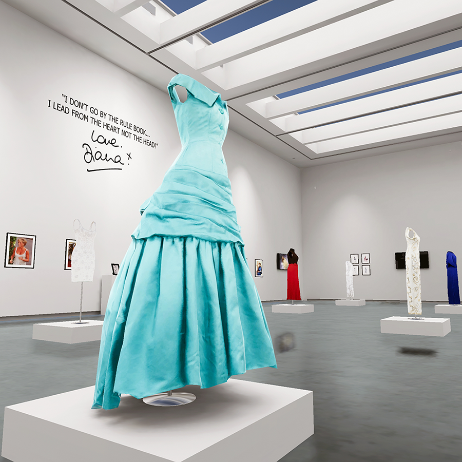 Princess Diana virtual museum. Image courtesy of Lazaros Kastanis for Ortelia.