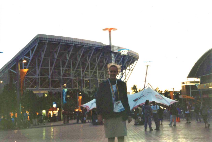 ​ Jack's Mum, Caet Young working at the 2000 Olympics.  ​