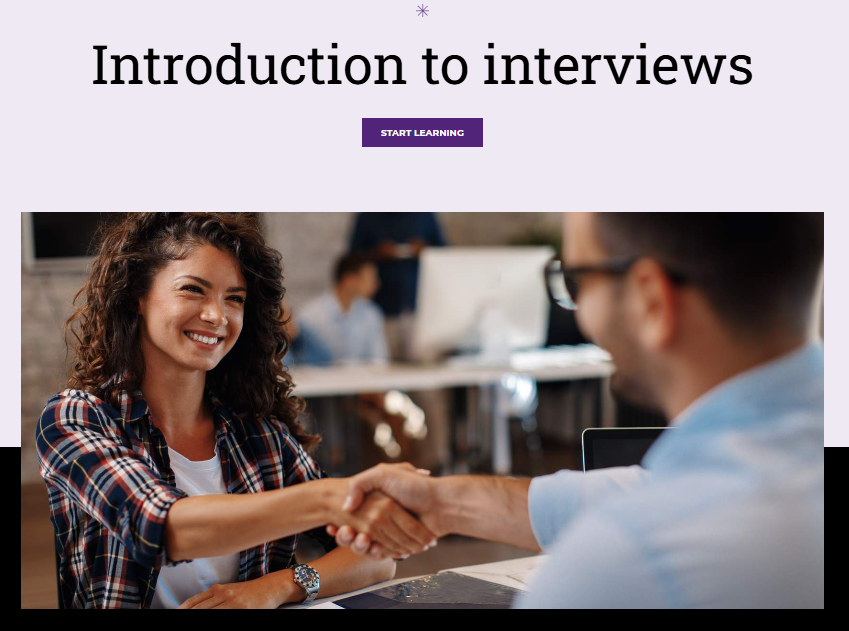 Introduction to interviews module