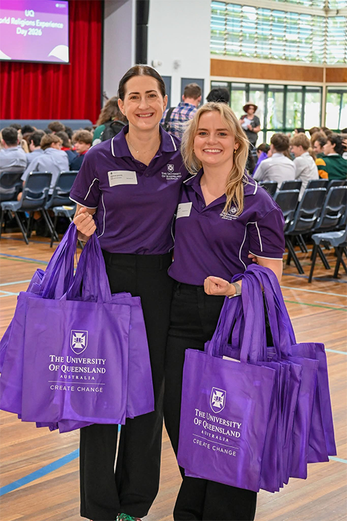 HASS Faculty Marketing and Engagement staff Melissa Grundy and Stephanie Rieke.