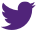 Purple Twitter icon