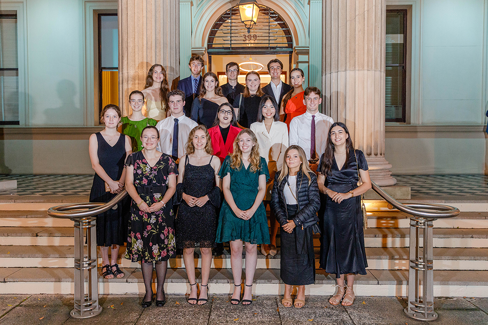 UQ's 2022 Ramsay Scholarship recipients.