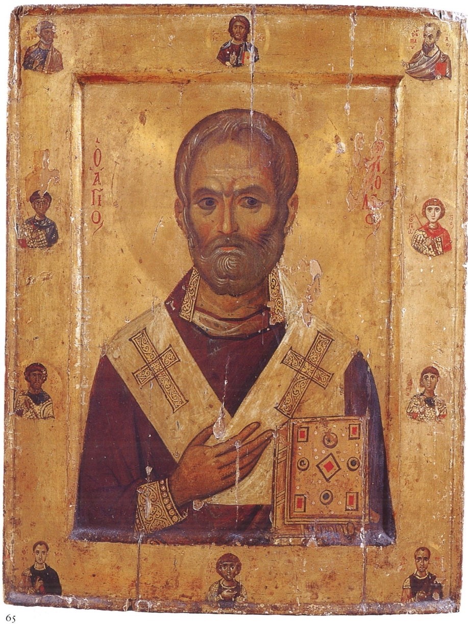 Icon of St Nicholas from St Catherine’s Monastery, Mt Sinai, Egypt (10th-11th c.)