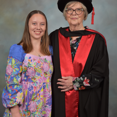 Dr Diane Zetlin with her granddaughter Bella.