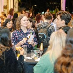 Bunch of People networking over drinks