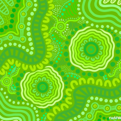 ‘STEM in Community’. Artwork by Tara Rose Gonebale.