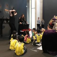 Witches performance at UQ Art Museum