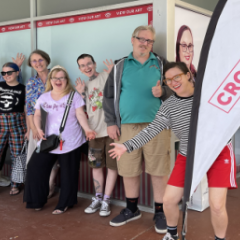 Crossroad Arts is an inclusive arts organisation for people with a disability or who are deaf. Image: Crossroad Arts.